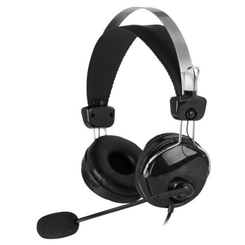 HU-7P Наушники с микрофоном A4Tech HU-7P черный 2м накладные USB оголовье HU-7P Наушники с микрофоном A4Tech HU-7P черный 2м накладные USB оголовье