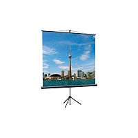 LEV-100101 Экран на треноге Lumien 150x150см Eco View LEV-100101 1:1 напольный рулонный