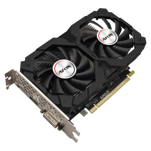 AFRX550-4096D5H2-V4 Видеокарта Afox RX550 4GB GDDR5 128bit DVI DP HDMI 2FAN RTL фото 3 AFRX550-4096D5H2-V4 Видеокарта Afox RX550 4GB GDDR5 128bit DVI DP HDMI 2FAN RTL фото 3