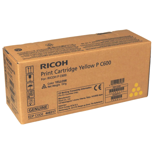 Тонер тип P C600 желтый (12К) фото 2