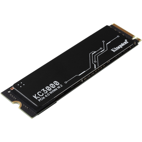 SKC3000D/2048G Твердотельный накопитель/ Kingston SSD KC3000, 2048GB, M.2(22x80mm), NVMe, PCIe 4.0 x4, 3D TLC, R/W 7000/7000MB/s, IOPs 1 000 000/1 000 000, DRAM buffer 2048MB, TBW 1600, DWPD 0.71, with Heat Spreader (60 мес) фото 2