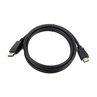 CC-DP-HDMI-7.5M Кабель DisplayPort-HDMI Cablexpert CC-DP-HDMI-7.5M, 20M/19M, 7.5м, черный, экран, пакет