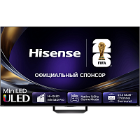 85U7SPRO Телевизор ЖК 85'' Hisense/ 85", Ultra HD, Mini LED, VA, Local Dimming Zones 1536, 4K 48-165Hz, 2K 48-330Hz, Smart TV (HomeOS U9.5), Wi-Fi, DVB-T2/T/C/S2/S, HDR 10+, Dolby Vision, Dolby Atmos, Bluetooth, 2.1.2 CH 2*10W(Main)+20W(Subwoofer)+2*5W(Si