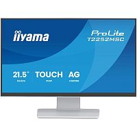 T2252MSC-W2AG Монитор Iiyama 22" ProLite T2252MSC-W2AG белый IPS LED 5ms 16:9 HDMI M/M матовая 250cd 178гр/178гр 1920x1080 60Hz DP FHD USB Touch 4.5кг