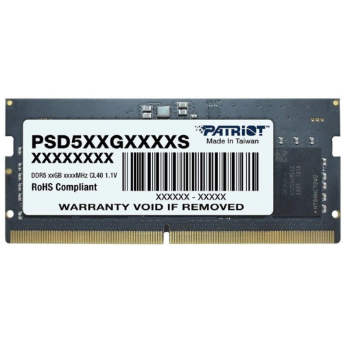 PSD58G560041S Модуль памяти для ноутбука PATRIOT DIMM DDR5-5600 8GB PSD58G560041S