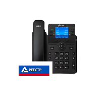 Flat-Phone-B6/RU IP-телефон Flat-Phone B6: 6 SIP-аккаунтов, 2 порта 10/100/1000BASE-T (RJ-45), ЖК-дисплей, PoE, ТОРП
