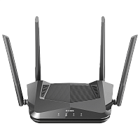 DIR-X1530/RU/A1A Маршрутизатор/ DIR-X1530 AX1500 Wi-Fi 6 Router, 1000Base-T WAN, 3x1000Base-T LAN, 4x5dBi external antennas