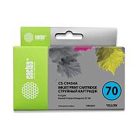 CS-C9454A -/ Картридж струйный Cactus CS-C9454A №70 желтый (130мл) для HP DJ Z3100