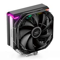 R-AS500-BKNLMN-G Вентилятор Deepcool AS500 RTL {8} (727064) (Height 164mm, 6mm x 5pcs, Fan 140mm, 500;1200RPM ±10%, 29.2 dB(A), 4-pin PWM, TDP 220W, Screw, Socket AMD AM4, Intel LGA 2066/2011-v3/2011/1700/1200/115x)