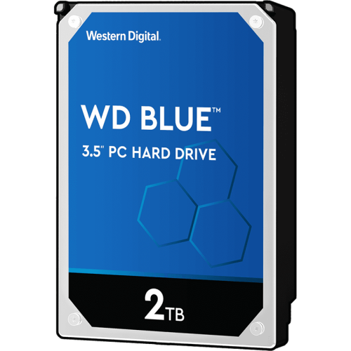 Жесткий диск/ HDD WD SATA3 2Tb Blue 7200 256Mb 3.5"""" 1 year warranty