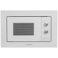 MBMO.20.1PGW Встраиваемая микроволновая печь MAUNFELD/ 60 см, 595x343,5x388 мм, механическое управление, 20 л, 1250 Вт, белый цвет