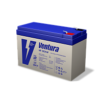 HR1234W Батарея Ventura серия HR, HR1234W, напряжение 12 В, емкость 9Ач (разряд 20 часов), макс. ток заряда 2.7А, свинцово-кислотная типа AGM, клеммы Т2, ДШВ 151x65x100мм, вес 2.7кг/ Ventura battery HR series, HR1234W, voltage 12 V, capacity 9Ah (discharg