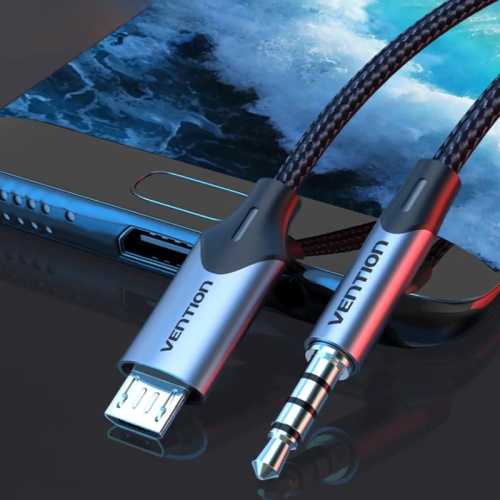 BDGBH Кабель Vention USB Micro B M/Jack 3,5 mm M - 2 м фото 2 BDGBH Кабель Vention USB Micro B M/Jack 3,5 mm M - 2 м фото 2