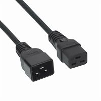 PC-189-C19 Кабель питания для UPS Cablexpert PC-189-C19, 1.8м, С19 - C20, 16А, черный, с заземлением (079945) {50}