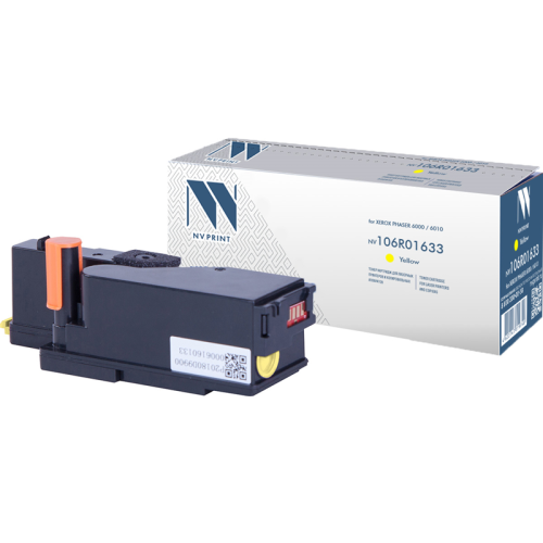 NV-106R01633Y -/ Тонер-картридж NVP NV-106R01633 Yellow для Xerox Phaser 6000 / 6010 (1000k) NV-106R01633Y -/ Тонер-картридж NVP NV-106R01633 Yellow для Xerox Phaser 6000 / 6010 (1000k)