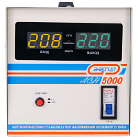 Е0101-0114 Стабилизатор АСН- 5000 ЭНЕРГИЯ с цифр. дисплеем/ Stabilizer ASN-5000 ENERGY with numbers. display