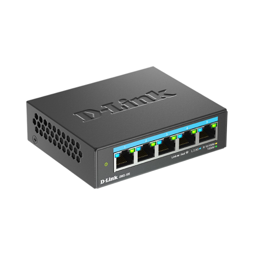 DMS-105/A2A Коммутатор/ Коммутатор, 5x2.5GBase-T, корпус металл фото 3 DMS-105/A2A Коммутатор/ Коммутатор, 5x2.5GBase-T, корпус металл фото 3