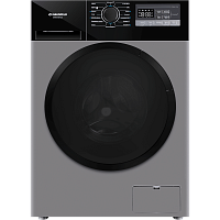 MFWM1410STSL03 Стиральная машина Maunfeld/ Стиральная машина c инвертором и паром, полноразмерная, фронтальная, 85х58.9х59.5 см, загрузка 10 кг, 1400 об.мин, 16 режимов, электронное управление, защита от детей, дисплей, отсрочка старта, индикация этапов,