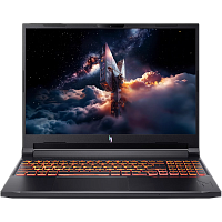 NH.U1FER.001 Ноутбук/ ACER Aspire Nitro V16 ANV16-42-R73R 16"(1920x1200 IPS (180Hz) )/AMD Ryzen 7 260(3.8Ghz)/16384Mb/512PCISSDGb/noDVD/Ext:NVIDIA GeForce RTX 5070(8192Mb)/Cam/BT/WiFi/76WHr/war 1y/2.1kg/black/NoOS