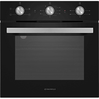 AEOC6040B Шкаф духовой электрический MAUNFELD/ Духовой шкаф, Тип: электрический 60 см, таймер, 3 режима, утапливаемые переключатели, гидролизная очистка, цвет черный