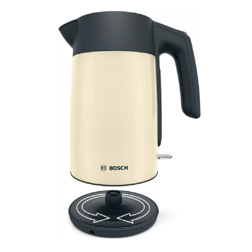 TWK7L467 Чайник BOSCH/ Цвет: бежевый, 2400 Ватт, скрытый нагр.элемент, 1.7 л фото 3