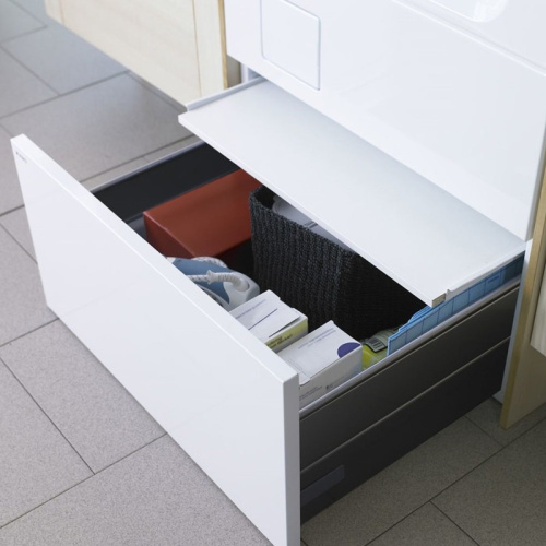 HPS5323W Встраиваемые принадлежности ASKO/ Арт. 576735 ; Напольный ящик с выдвижной полкой, цвет: белый фото 2