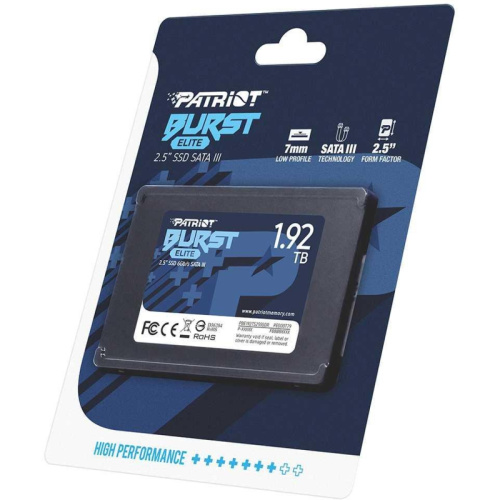 PBE192TS25SSDR Твердотельный накопитель Patriot SATA-III 1.92TB PBE192TS25SSDR Burst Elite 2.5" [PBE192TS25SSDR] фото 10