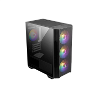 306-7G20R41-HH9 Корпус ПК без блока питания/ Case MSI MAG FORGE M100R, Mini-Tower, TG, 4x120mm ARGB, 2xUSB 2.0, 1xUSB 3.0, mATX, mITX Black