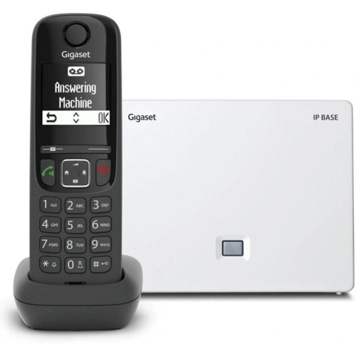 S30852-H3124-R101 Телефон IP Gigaset AS690IP BASE RUS черный (S30852-H3124-R101)