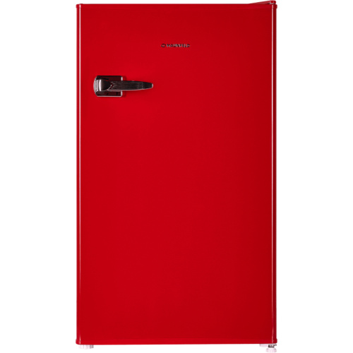 MFF83RR Холодильник MAUNFELD/ Холодильник MAUNFELD, ВхШхГ 831х474х447мм, объем 92 л, морозильная камера внутри, ретро стиль, механическое управление, ручная разморозка, энергоэффективность А+, цвет красный