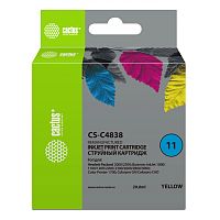 CS-C4838 -/ Картридж струйный Cactus CS-C4838 №11 желтый (29мл) для HP BIJ 1000/1100/1200/2200/2300/2600/2800