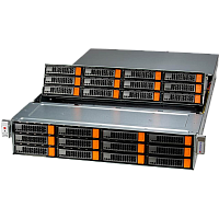 ASG-2015S-E1CR24L Платформа для сервера/ Supermicro Storage Server ASG-2015S-E1CR24L 2U (1x AMD EPYC 9004/9005 / 12x DDR5 RDIMM / 24x HS 3.5" SATA/SAS* / 2x HS 2.5" SATA rear / 2x M.2 NVMe (up to 22110) / 2x PCIe 5.0 x16 / 2x PCIe 5.0 x8 / no LAN (2x AIOM