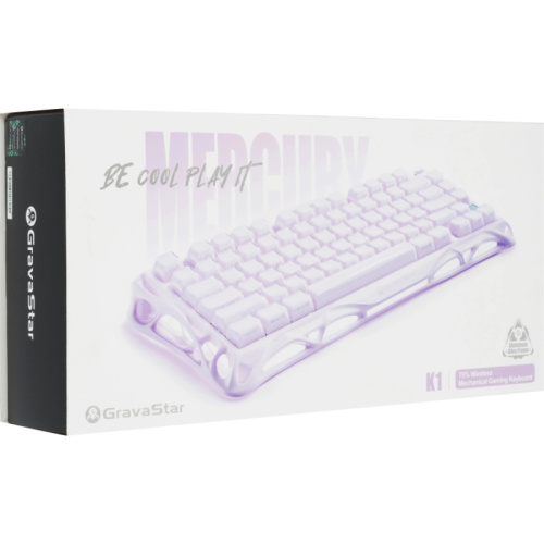 6972448924344 Игровая клавиатура/ Механическая беспроводная клавиатура Gravastar Mercury K1 PL фото 8 6972448924344 Игровая клавиатура/ Механическая беспроводная клавиатура Gravastar Mercury K1 PL фото 8