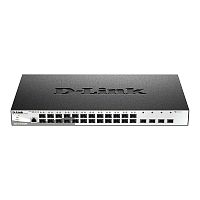 DGS-1210-28XS/ME/B2A Коммутатор/ DGS-1210-28XS/ME/B2A Managed L2 Metro Ethernet Switch 24x1000Base-X SFP, 4x10GBase-X SFP+, CLI, RJ45 Console, RPS