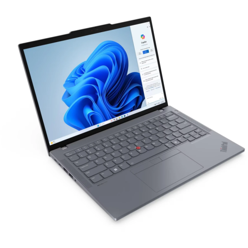 21ML0089US Ноутбук/ Lenovo ThinkPad T14 G5 14.0" WUXGA AG 400nits, U7-155U,16GB DDR5,512GB SSD M.2 2280 NVMe G4,Integrated , 5.0MP Webcam, Intel AX211 2x2AX 6E+BT, Wired Ethernet, 4 Cell 52.5Whr, BKLT KB, Win 11 Pro, 1Y, Grey фото 2