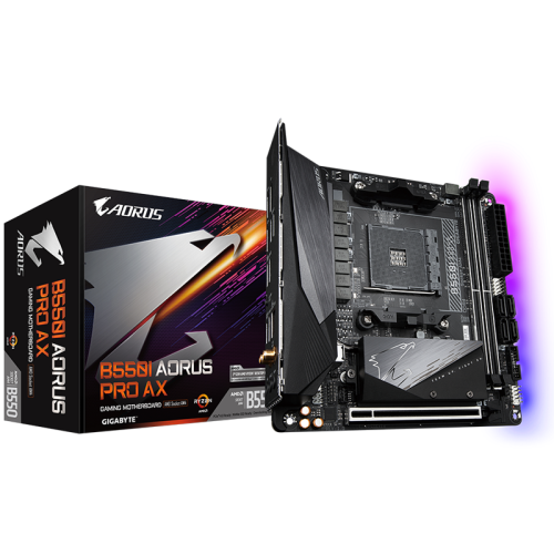 B550IAORUSPROAX Материнская плата/ B550I AORUS PRO AX фото 5