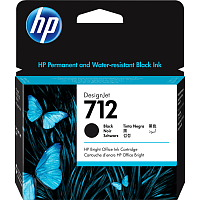 3ED71A Картридж/ HP 712 80-ml Black Designjet Ink Cartridge