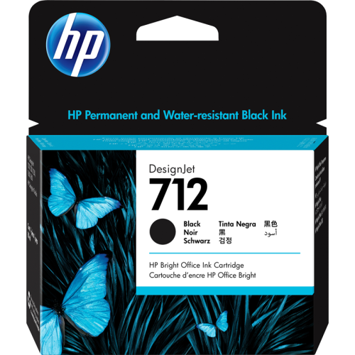 3ED71A Картридж/ HP 712 80-ml Black Designjet Ink Cartridge