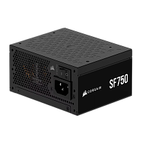 CP-9020284-EU Блоки питания/ Power Supply Corsair SF750, Model RPS0205, 750W 80+ Platinum (SFX, 3.1, PCIe 5.1, Full modular, 1x24(20+4)pin, 1x12VHPWR, 2x4+4-pin CPU +12V (EPS), 3x4-pin Molex, 2x6+2-pin PCIe, 8xSATA3, Active, 92x92mm, 125x100x63.5mm, APFC,