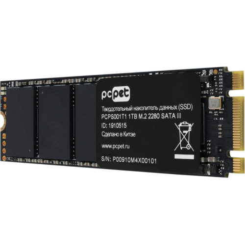 PCPS001T1 Твердотельный накопитель PC Pet SATA-III 1TB PCPS001T1 M.2 2280 OEM [PCPS001T1] фото 4