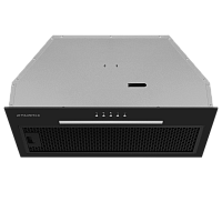 TRAPEZE603EMBlack Кухонная вытяжка MAUNFELD/ Полновстраиваемая, 1150 м3/ч, 3 скорости, ширина 59.8 см, глубина 29 см, цвет: черный