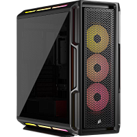 CC-9011298-WW Корпус без блока питания/ Case Corsair iCUE LINK 5000T LX RGB, Midi-Tower, TG, 3x120mm RGB, 4xUSB-A 3.2, 1xUSB 3.2 Type-C, E-ATX, ATX, mATX, mITX Black