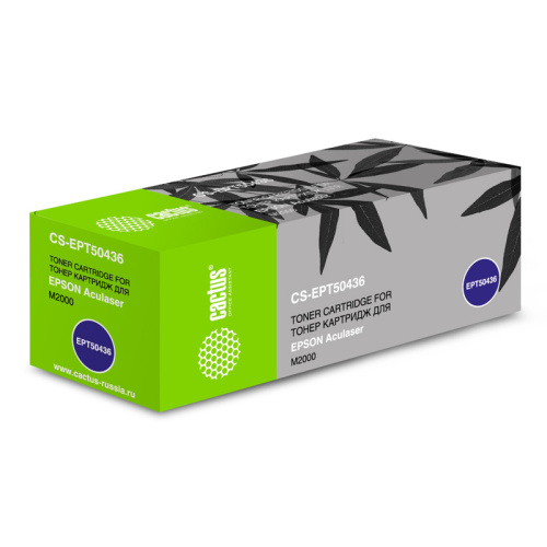 CS-EPT50436 -/ Картридж лазерный Cactus CS-EPT50436 S050436 черный (3500стр.) для Epson AL M2000 фото 2 CS-EPT50436 -/ Картридж лазерный Cactus CS-EPT50436 S050436 черный (3500стр.) для Epson AL M2000 фото 2