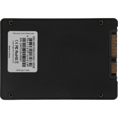 R3SL0120G2 Твердотельный накопитель AMD SATA-III 120GB R3SL0120G2 Radeon R3 2.5" фото 3 R3SL0120G2 Твердотельный накопитель AMD SATA-III 120GB R3SL0120G2 Radeon R3 2.5" фото 3