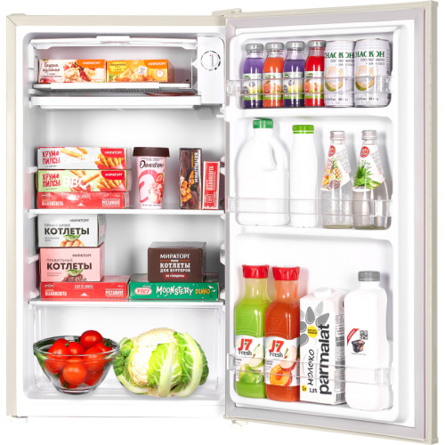 MFF83RBG Холодильник MAUNFELD/ Холодильник MAUNFELD, ВхШхГ 831х474х447 мм, 92 л, морозильная камера, ретро стиль, цвет: бежевый фото 2