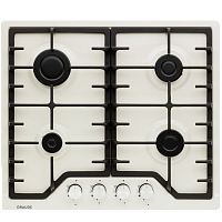 Встраиваемые газовые панели Graude/ Газ,  Ш х В х Г= 590 х 45 х 515 мм, Нержавеющая сталь, Управление с помощью поворотных переключателей, бежевый