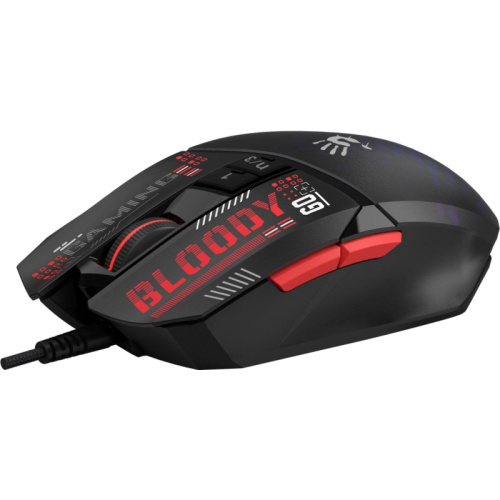 W60MAXMINI Мышь A4Tech Bloody W60 Max Mini черный/рисунок оптическая 12000dpi USB 9but фото 9
