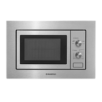 MBMO820MS03 Встраиваемая микроволновая печь MAUNFELD/ Встраиваемая микроволновая печь, механическое управление, 20 л, 1250 Вт, нержавеющая сталь