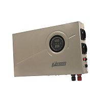 POWERMANSmart1000INVSilver Источник бесперебойного питания/ POWERMAN Smart 1000 INV, silver, line-interactive, 1000VA/600W, 140-275V, 2 Euro sockets, external battery 12V from 45Ah to 200Ah (not included), charging current 13A, LCD display, wall-mounted,