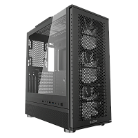 ME200MESHBK Корпус без блока питания/ Case PCCooler ME200 MESH BK, Midi-Tower, TG, Mesh, 3x120mm ARGB, 1xUSB-A 3.0 + 2xUSB-A 2.0, E-ATX, ATX, mATX, mITX Black